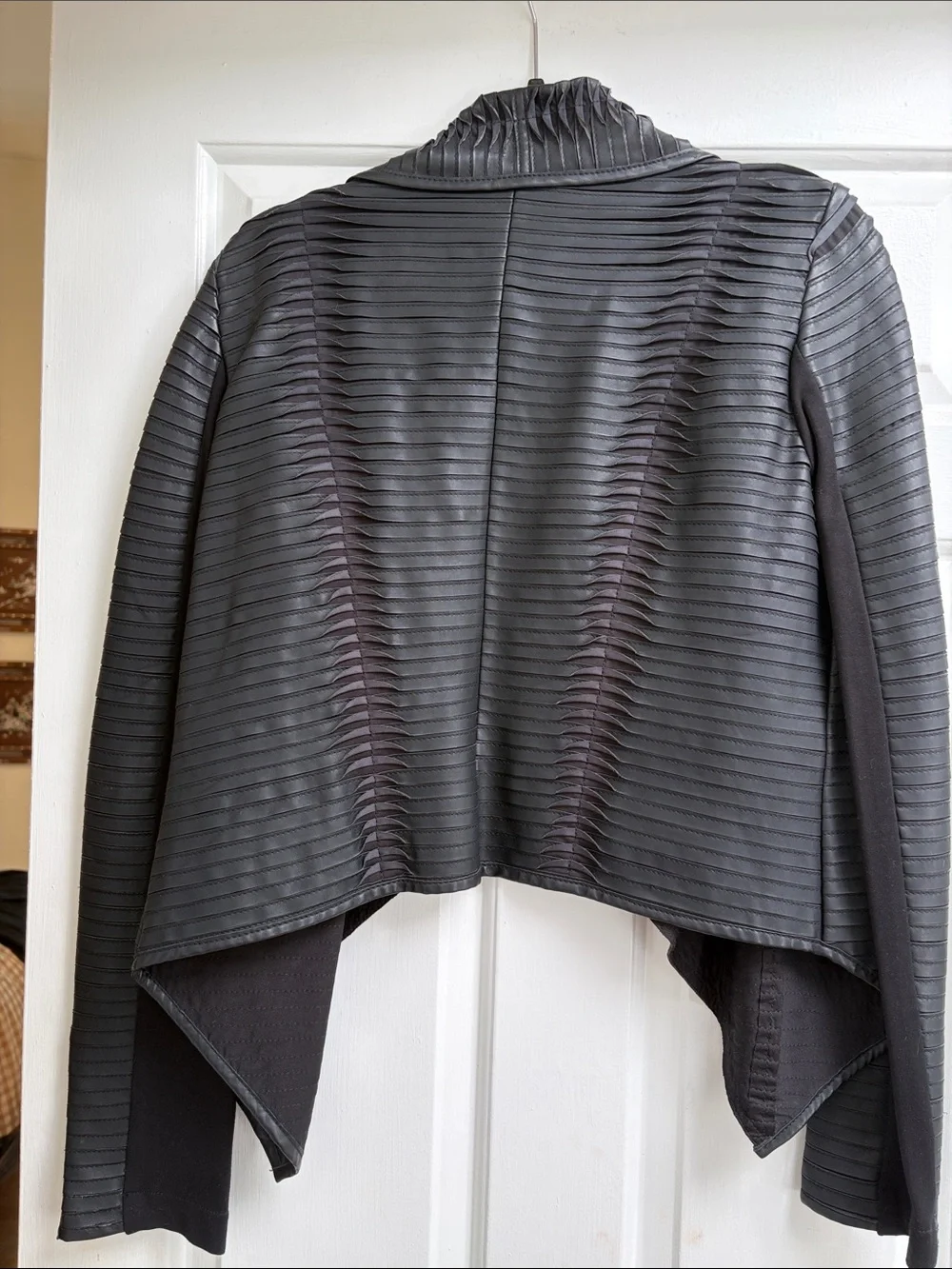 Patrizia Luca Faux Leather Jacket